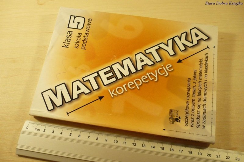 MATEMATYKA KLASA 5 SZKOŁA PODSTAWOWA KOREPETYCJE 