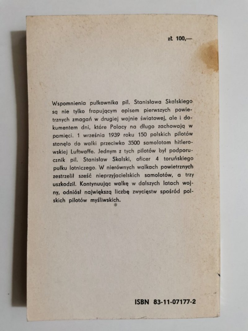 CZARNE KRZYŻE NAD POLSKĄ - Stanisław Skalski 1985