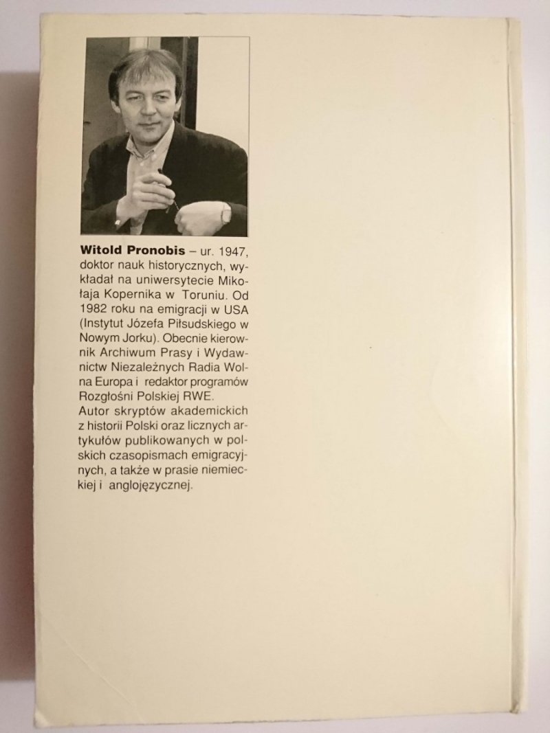 POLSKA I ŚWIAT W XX WIEKU - Witold Pronobis 1991