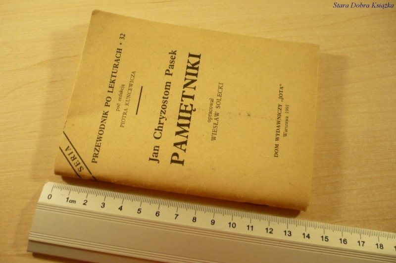 PRZEWODNIK PO LEKTURACH: PAMIĘTNIKI - J. Ch. Pasek