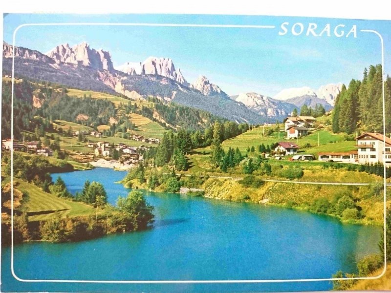 SORAGA. DOLOMITI-DOLOMITEN. SORAGA M. 1200 IL LAGHETTO