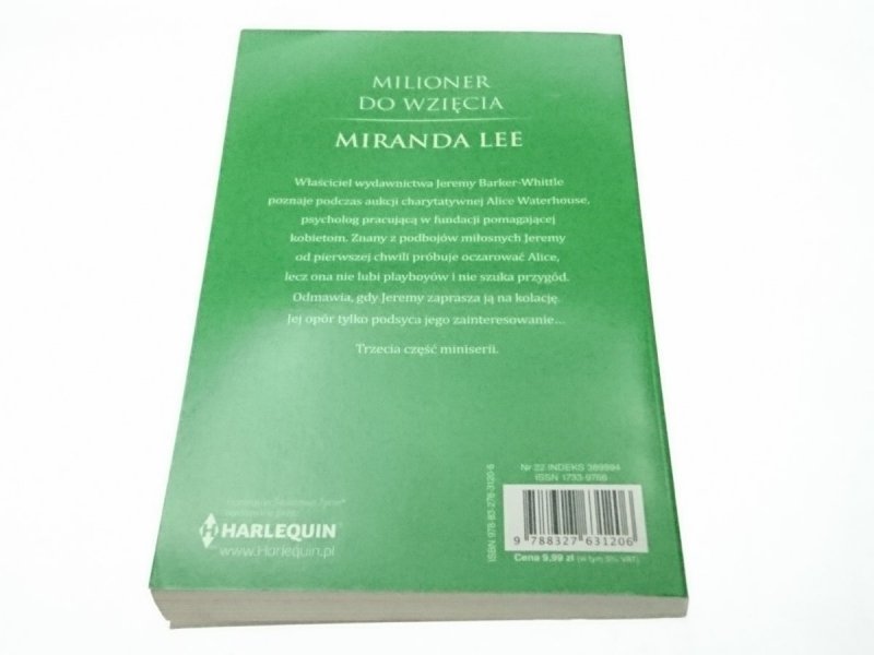 MILIONER DO WZIĘCIA - Miranda Lee 2017