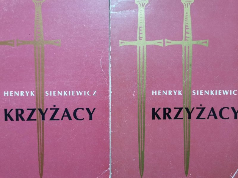 KRZYŻACY TOM I i II - Henryk Sienkiewicz 1988