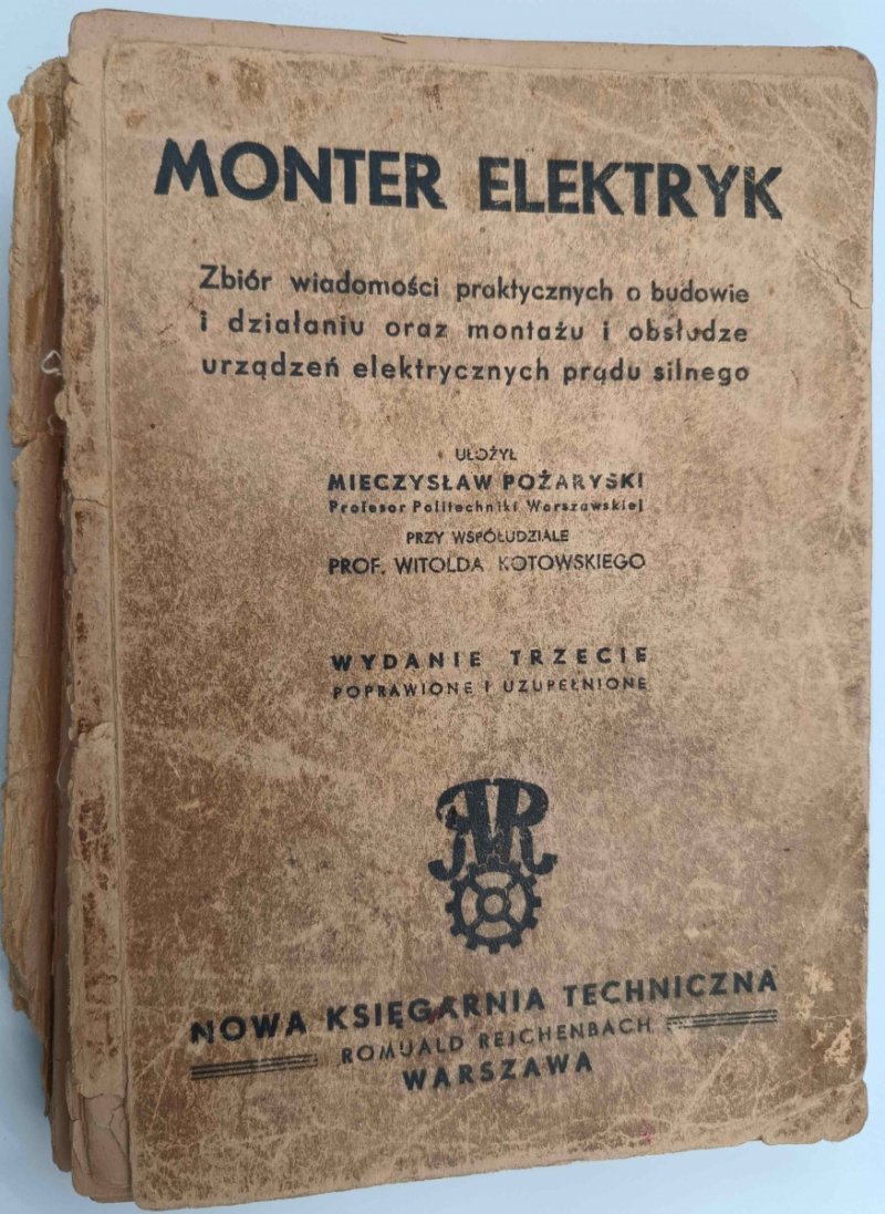MONTER ELEKTRYK – 1947R - Mieczysław Pożaryski