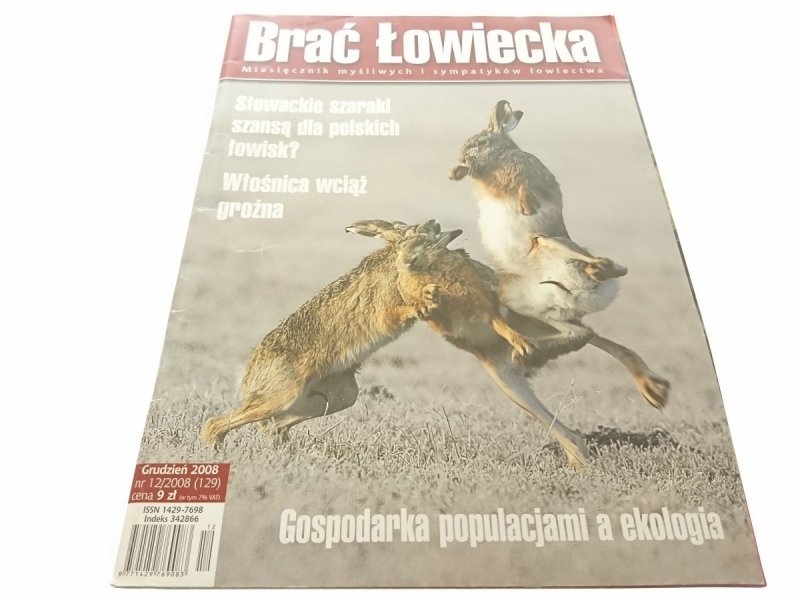 BRAĆ ŁOWIECKA. GRUDZIEŃ 2008 NR 12/2008 (129)