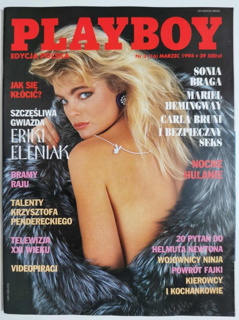 PLAYBOY NR 3 (16) MARZEC 1994 ERIKA ELENIAK