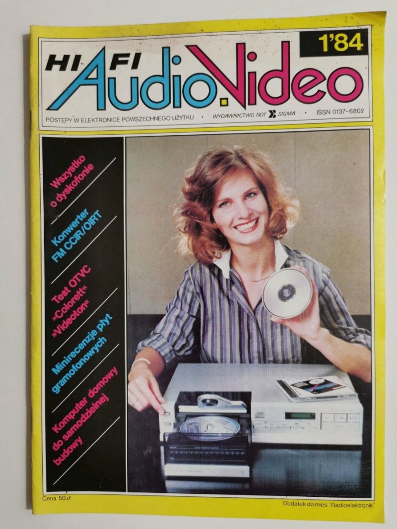 HIFI AUDIO VIDEO NR 1'84