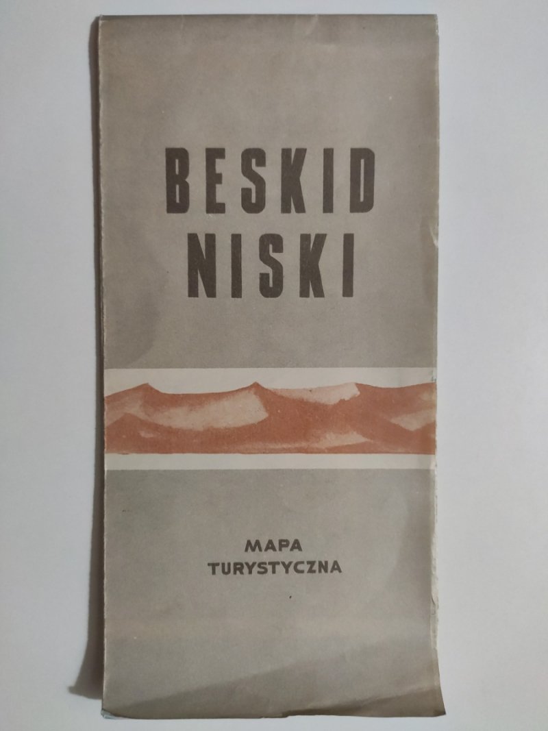 BESKID NISKI MAPA TURYSTYCZNA 1966