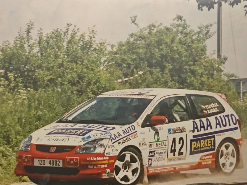 RAJD WRC 2005 ZDJĘCIE NUMER #040 HONDA CIVIC