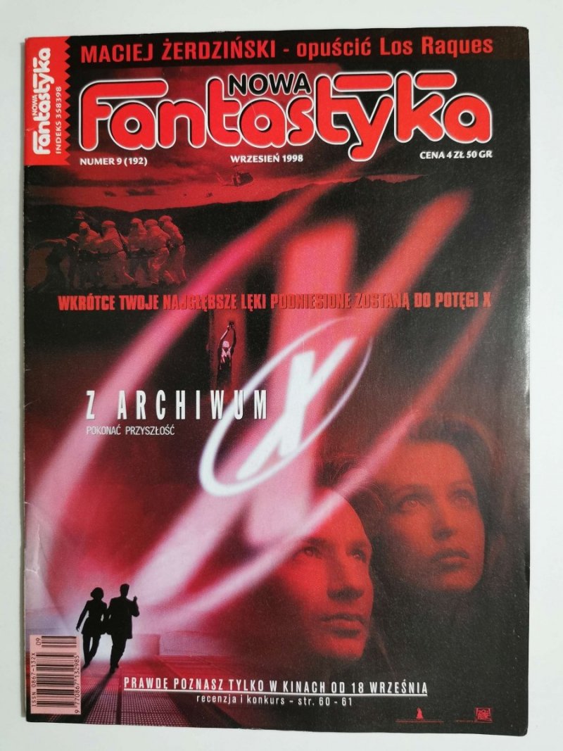 NOWA FANTASTYKA NUMER 9 (192) WRZESIEŃ 1998