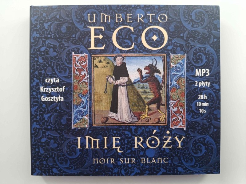CD. IMIĘ RÓŻY. UMBERT ECO. DWIE PŁYTY
