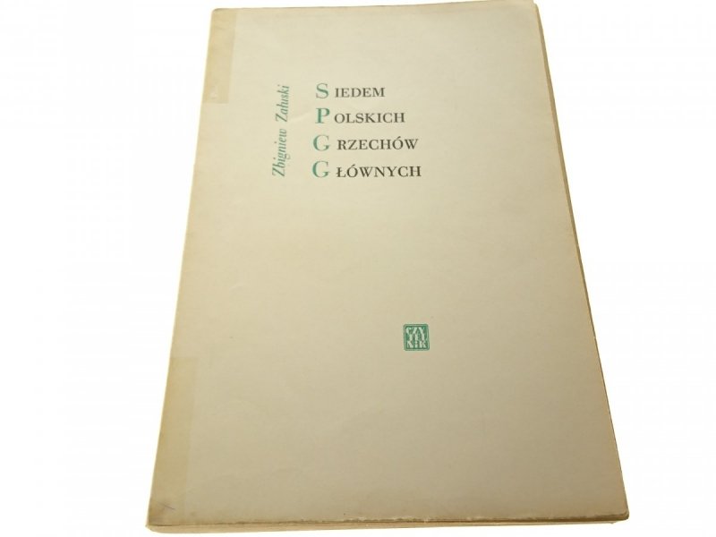 SIEDEM POLSKICH GRZECHÓW GŁÓWNYCH - Załuski 1962