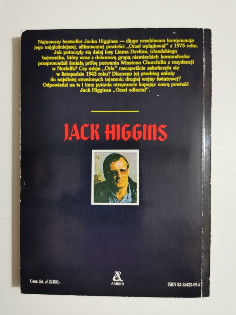ORZEŁ ODLECIAŁ - Jack Higgins 1991
