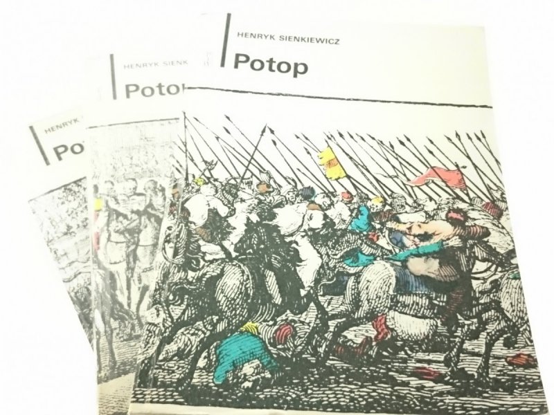 POTOP TOMY OD 1 DO 3 - Henryk Sienkiewicz 1978