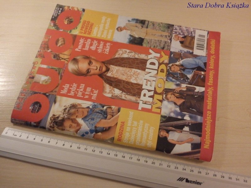 BURDA 1/98 TRENDY MODY