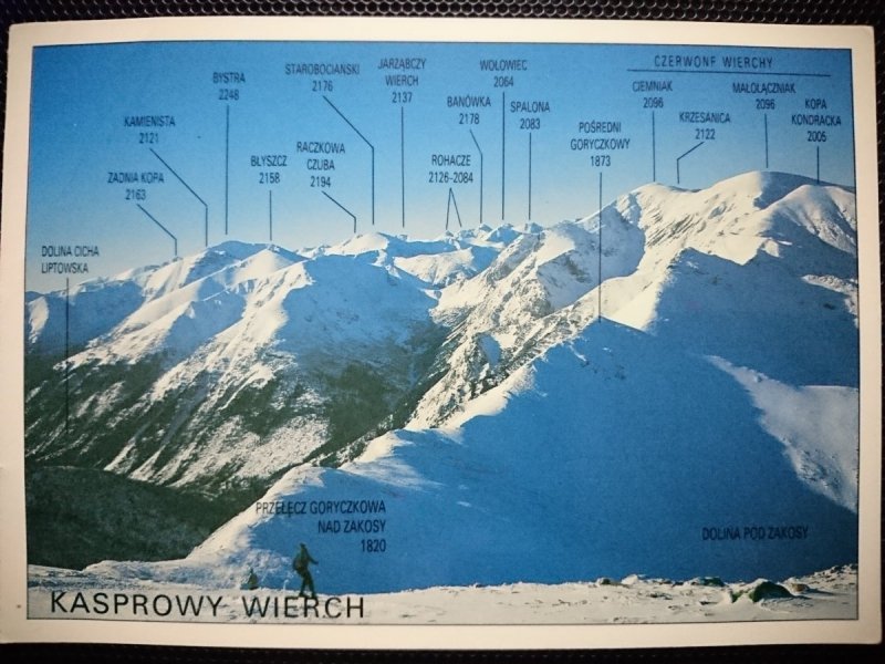 KASPROWY WIERCH. PANORAMA FOT. RACZKOWSKI