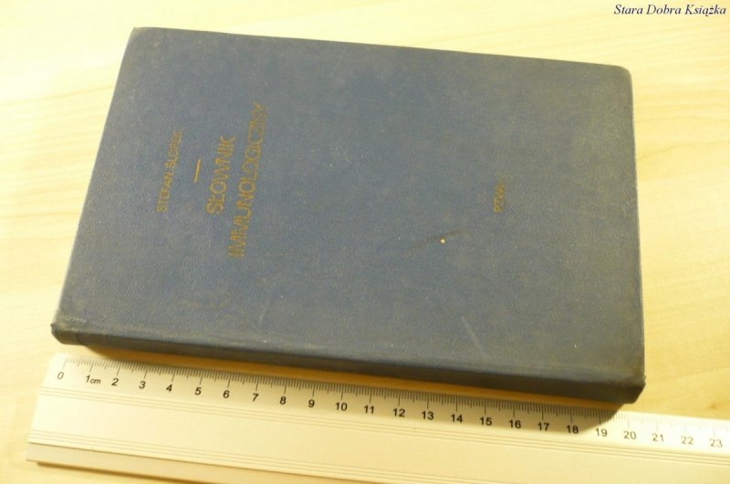 SŁOWNIK IMMUNOLOGICZNY ILUSTROWANY - Ślopek (1977)