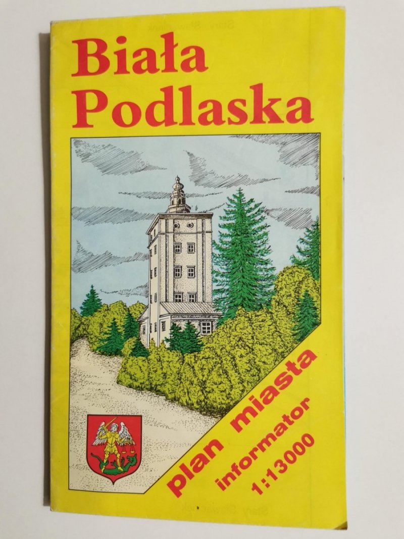BIAŁA PODLASKA. PLAN MIASTA INFORMATOR 1: 13 000 