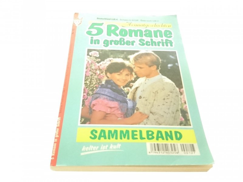 5 ROMANE IN GROBER SCHRIFT. SAMMELBAND NR.127