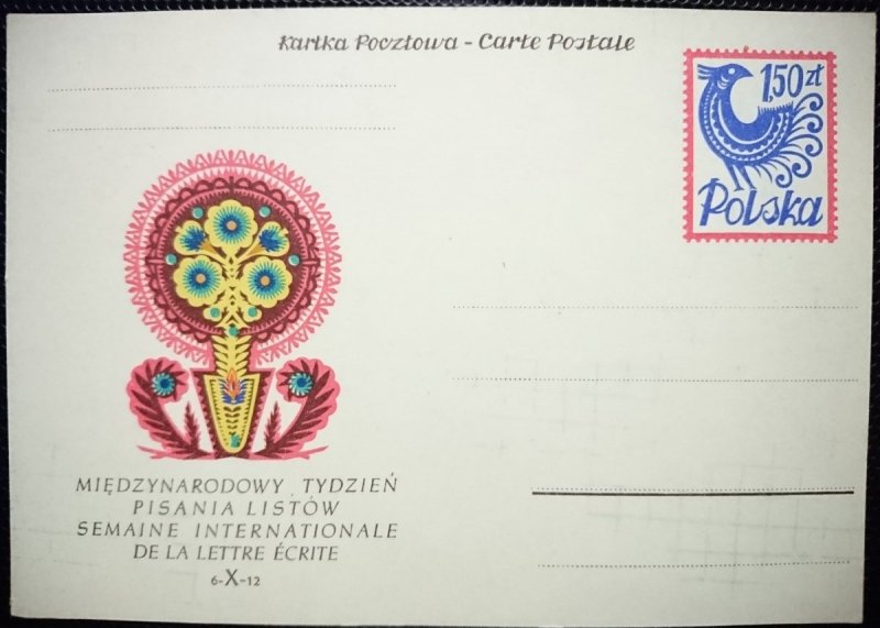 KARTKA POCZTOWA. MIĘDZYNARODOWY TYDZIEŃ PISANIA LISTÓW