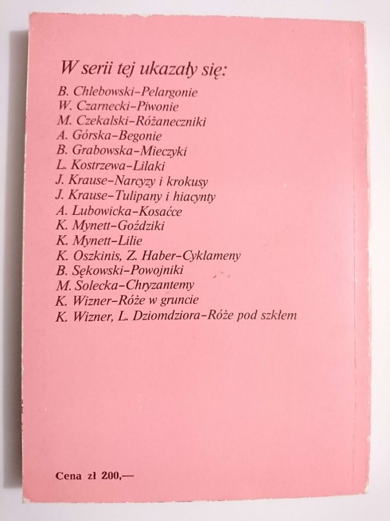 FREZJA - doc. dr Krystyna Kukułczanka 1987