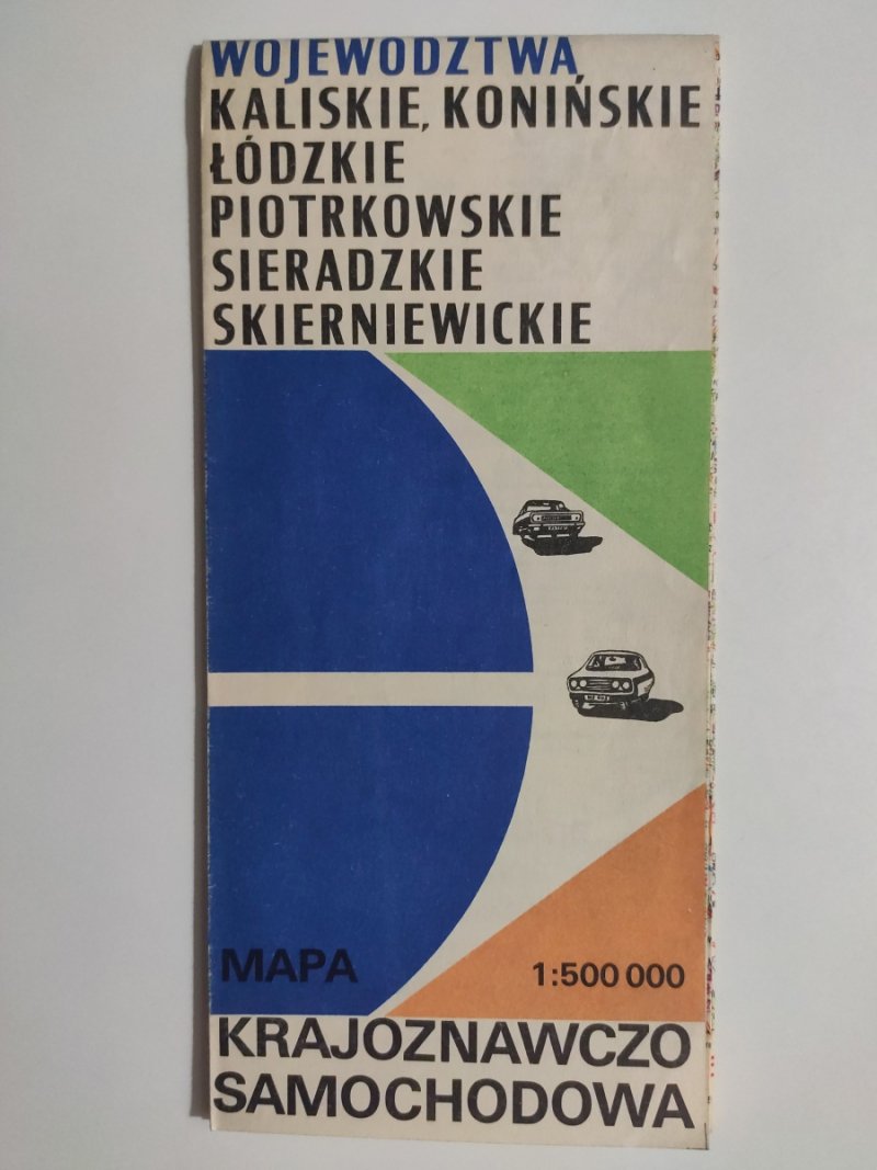 WOJEWÓDZTWA KALISKIE, KONIŃSKIE ŁÓDZKIE PIOTRKOWSKIE SIERADZKIE SKIERNIEWICKIE 1984