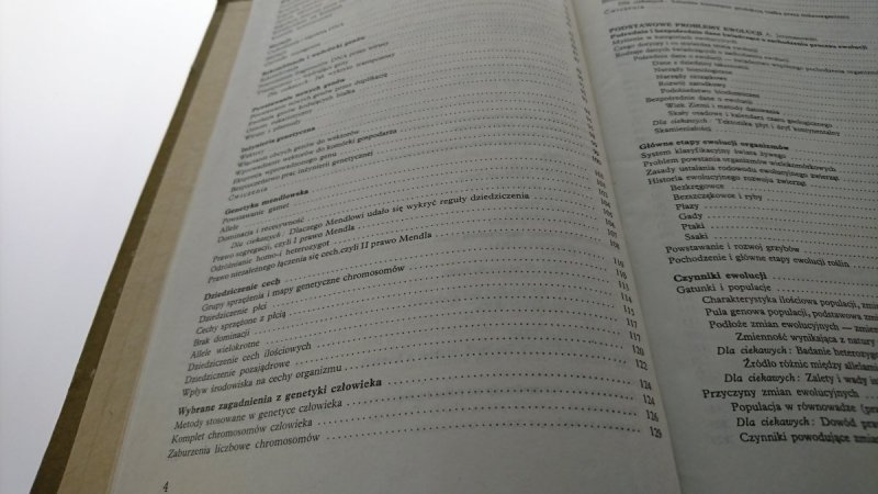 BIOLOGIA DLA KLASY IV LICEUM...- Jerzmanowski 1989