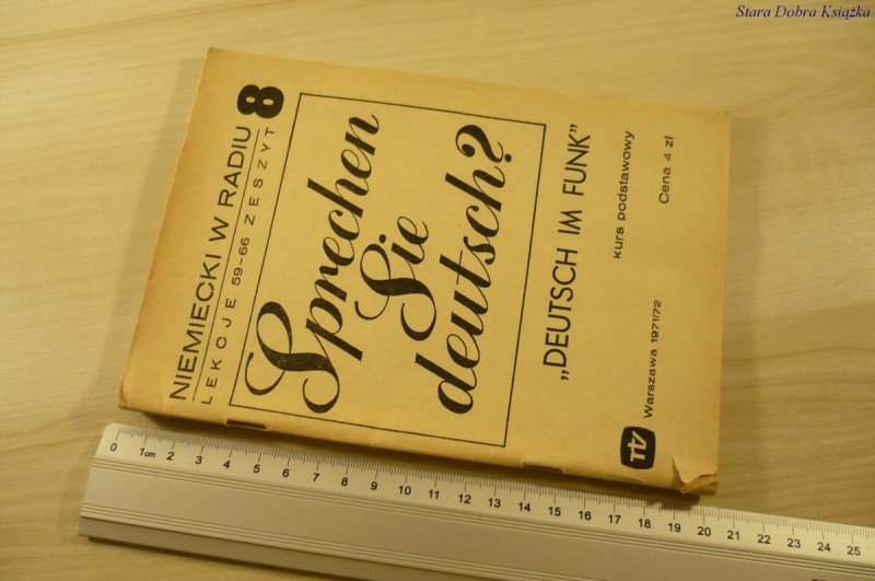 NIEMIECKI W RADIU 8 KURS PODSTAWOWY 1971/72