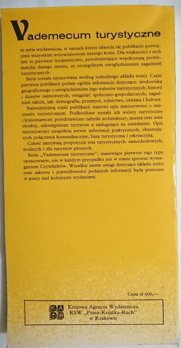 WOJEWÓDZTWO NOWOSĄDECKIE. VADEMECUM TURYSTYCZNE 