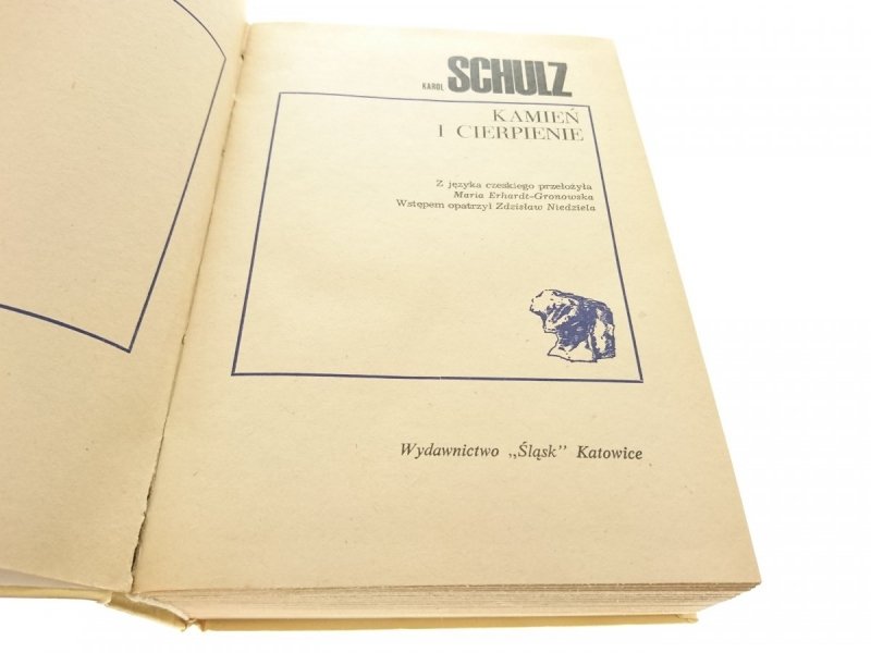 KAMIEŃ I CIERPIENIE - Karol Schulz 1980