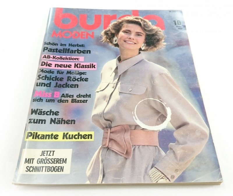 BURDA MODEN NR 10 OKTOBER 1988