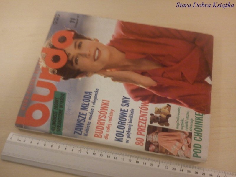 BURDA z kompletem wykroi 11/1991