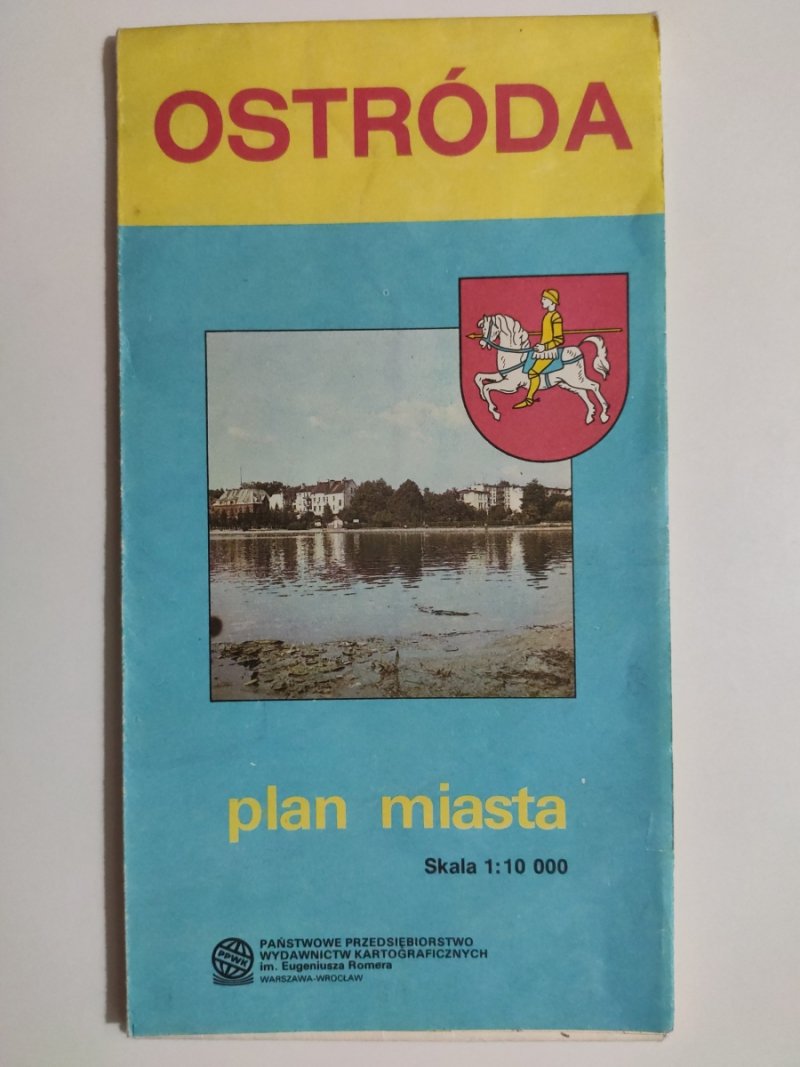 OSTRÓDA PLAN MIASTA 1988