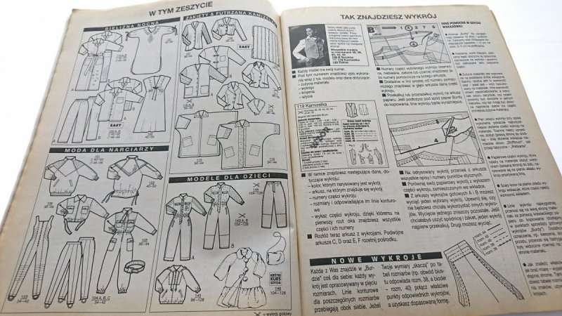 BURDA. MODA PIĘKNO RELAKS NR 11 LISTOPAD '93