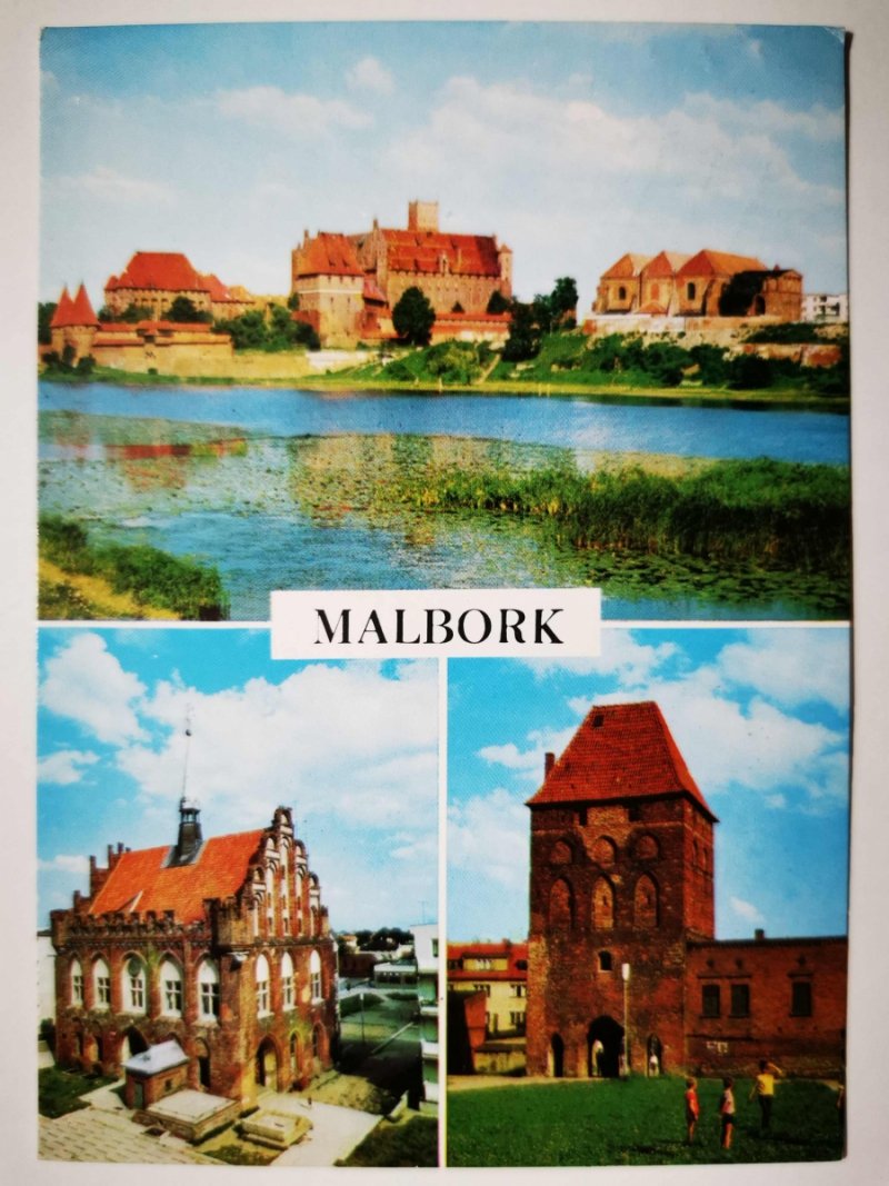 MALBORK. ZESPÓŁ ZAMKU POKRZYŻACKIEGO KOLAŻ 3 ZDJĘĆ
