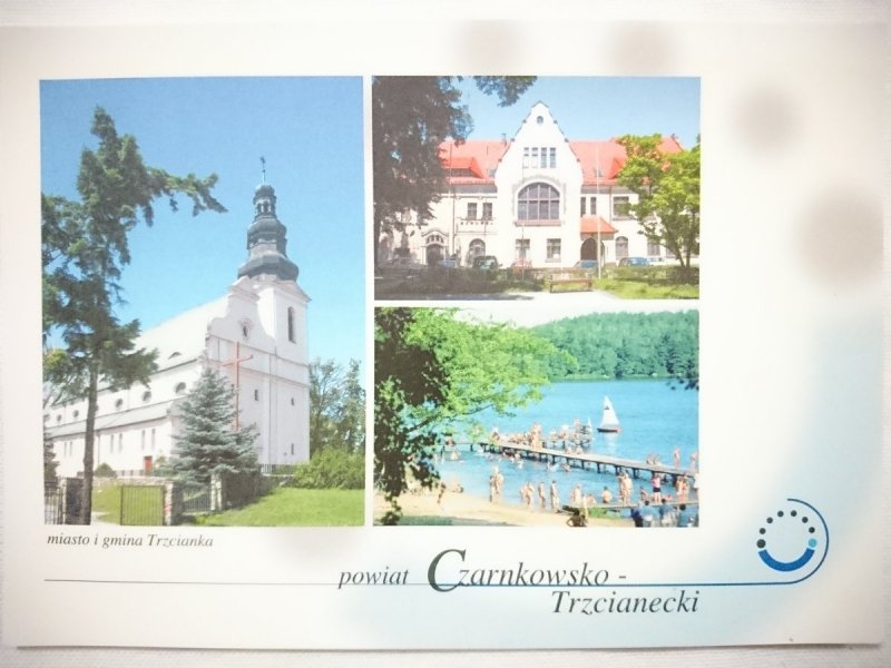 POWIAT CZARNKOWSKO-TRZCIANECKI. KOŚCIÓŁ P.W. JANA CHRZCICIELA, SIEDZIBA URZĘDU MIASTA I GMINY, KĄPIELISKO