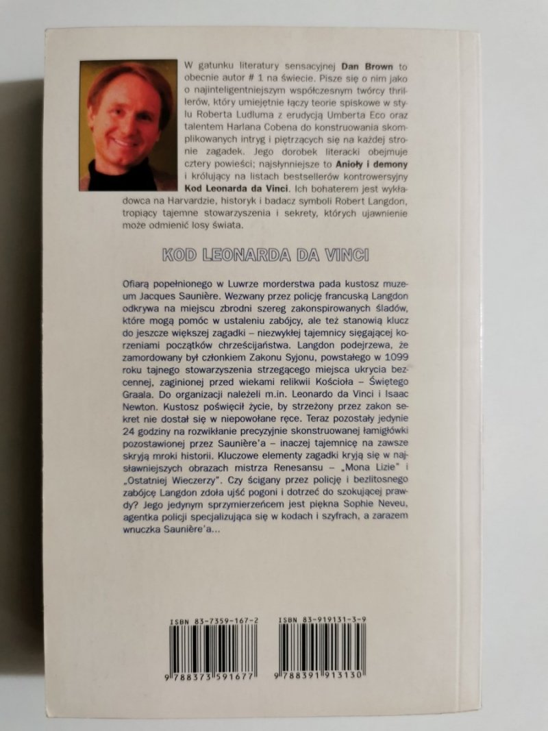 KOD LEONARDA DA VINCI - Dan Brown 