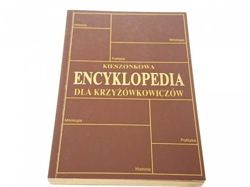 ENCYKLOPEDIA DLA KRZYŻÓWKOWICZÓW HISTORIA...1992