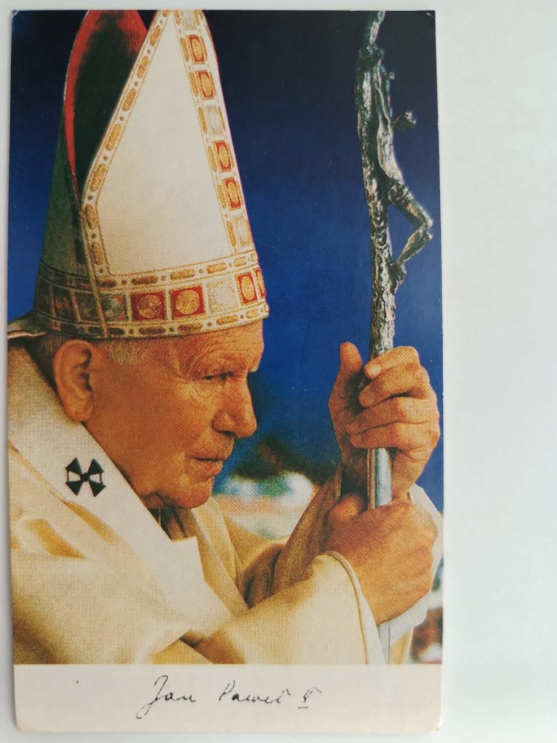 MODLITWA ZA OJCA ŚW. I ZA KOŚCIÓŁ ŚW. BIAŁA RAMKA JAN PAWEŁ II