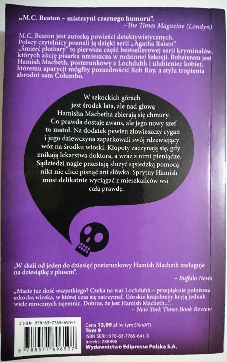 HAMISH MACBETH I ŚMIERĆ WĘDROWCA - M. C. Beaton