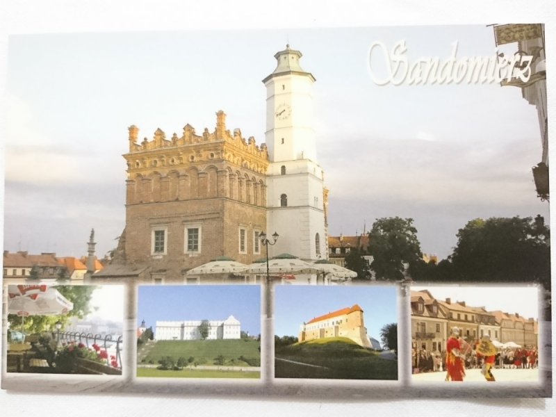 SANDOMIERZ. RATUSZ, WIDOK NA RYNEK, COLLEGIUM GOSTOMIANUM I INNE