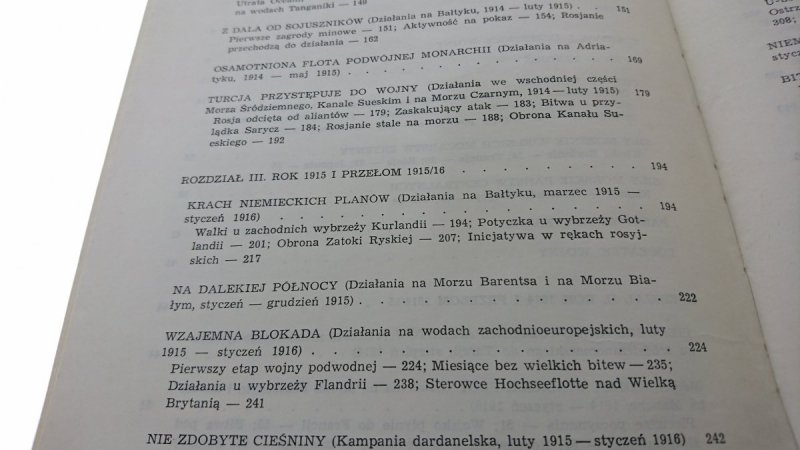 PIERWSZA WOJNA ŚWIATOWA NA MORZU 1973