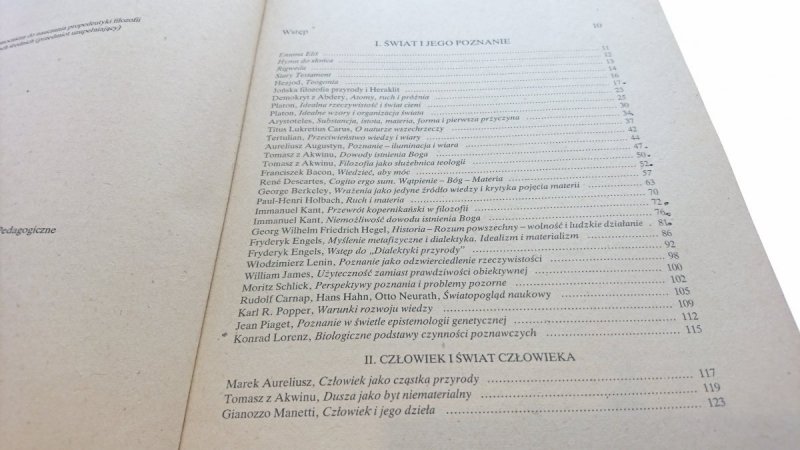 ŚWIAT, CZŁOWIEK I WARTOŚCI. WYBÓR TEKSTÓW... 1988