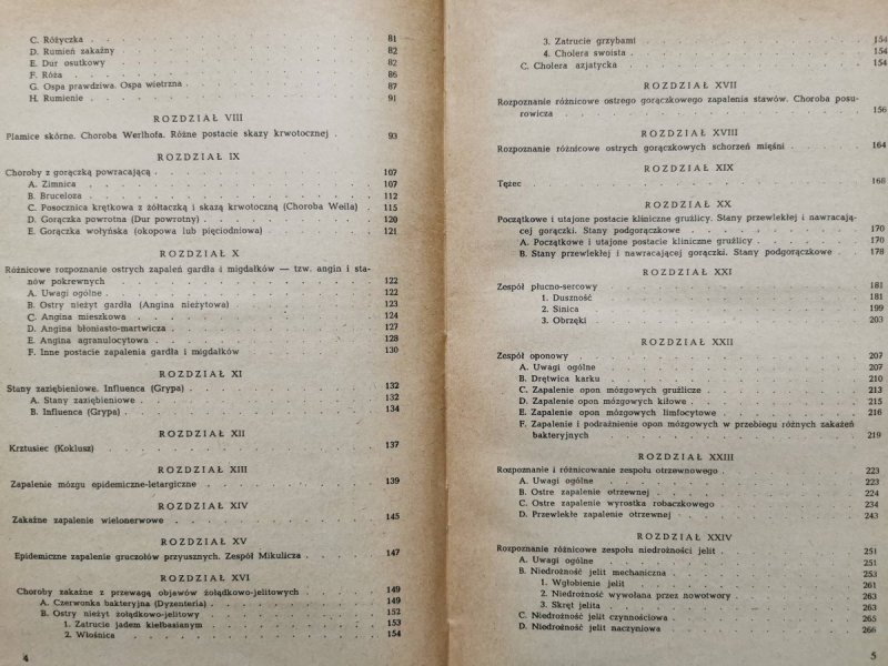 ROZPOZNAWANIE I RÓŻNICOWANIE CHORÓB WEWNĘTRZNYCH - Anastazy Landau 1956