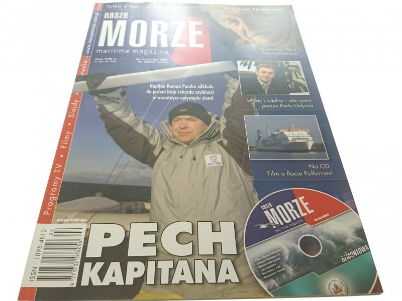 NASZE MORZE NR 2 (14) LUTY 2007 + PŁYTA CD