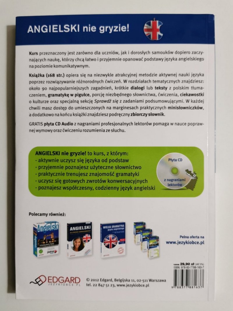 ANGIELSKI NIE GRYZIE! INNOWACYJNY KURS OD PODSTAW 