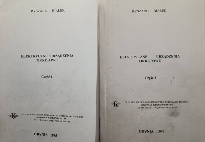 ELEKTRYCZNE URZĄDZENIA OKRĘTOWE - Ryszard Białek