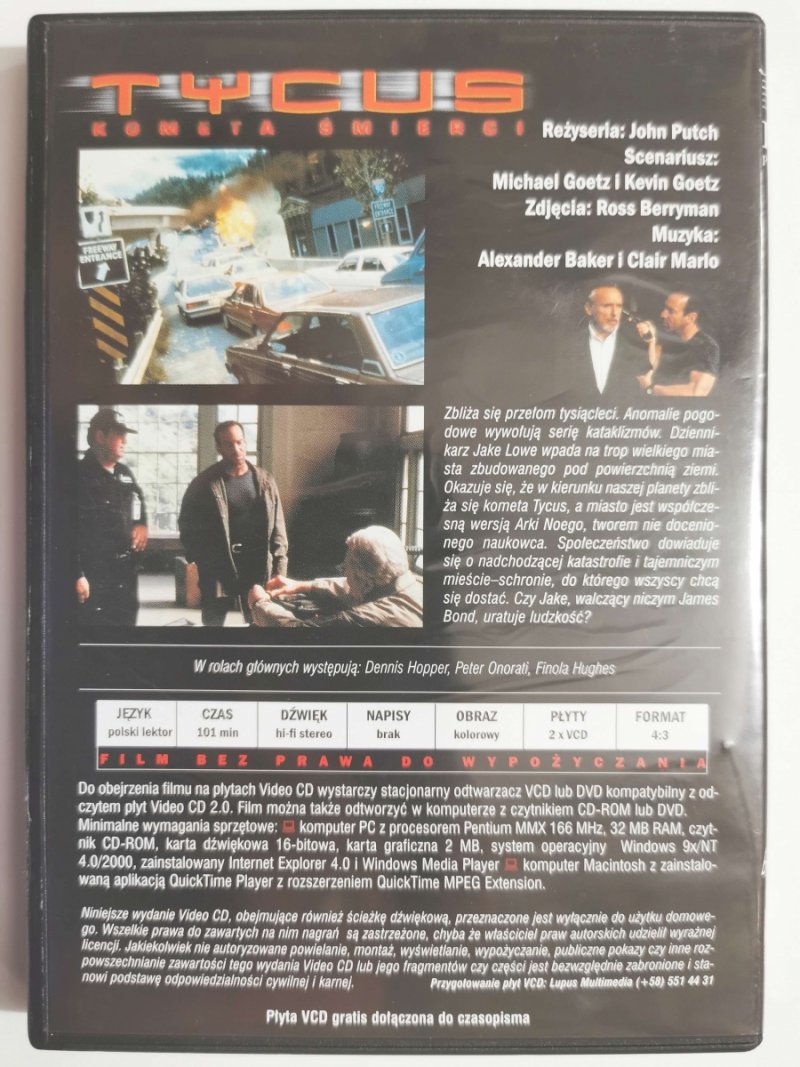 VCD. TYCUS. KOMETA ŚMIERCI