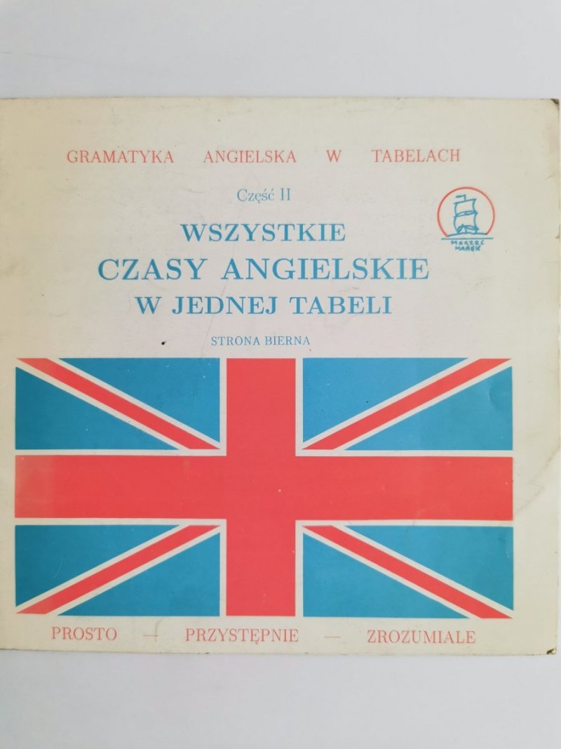 WSZYSTKIE CZASY ANGIELSKIE W JEDNEJ TABELI CZĘŚĆ II STRONA BIERNA 1991