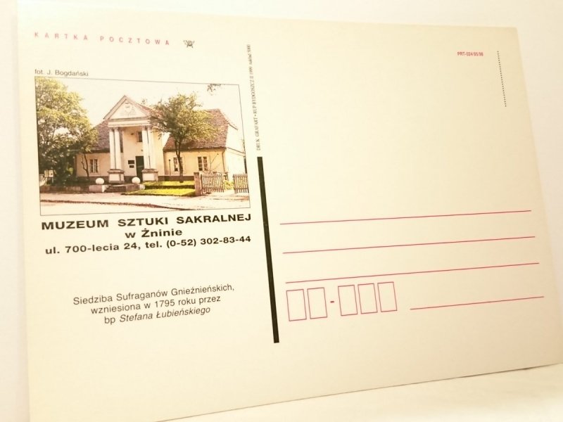 KARTKA POCZTOWA #015 MUZEUM SZTUKI SAKRALNEJ ŻNIN